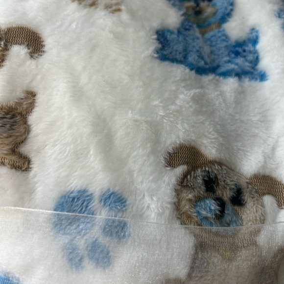 Blue Dog Plush with Matching Blanket - Picture 3 of 4
